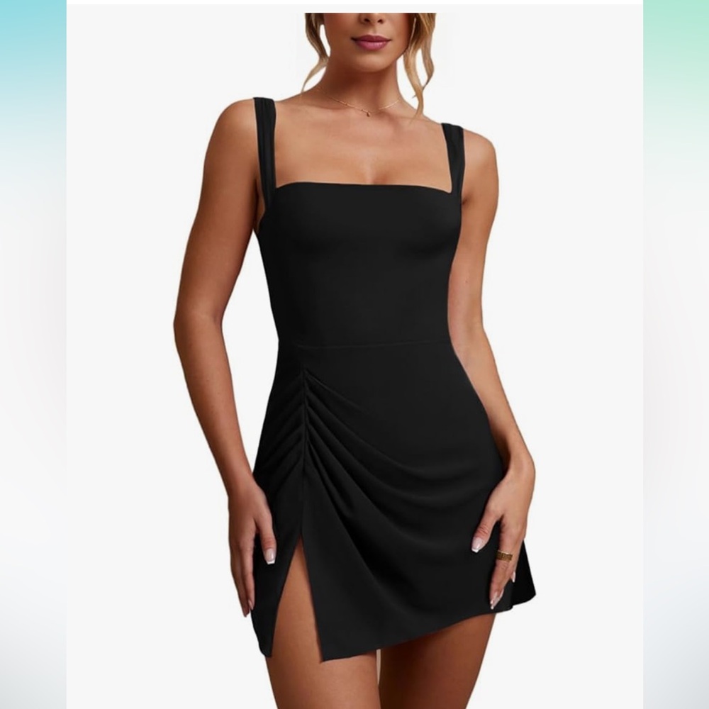 Elegant Black Sleeveless Dress